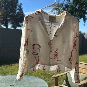 Abstract Print Women's Top